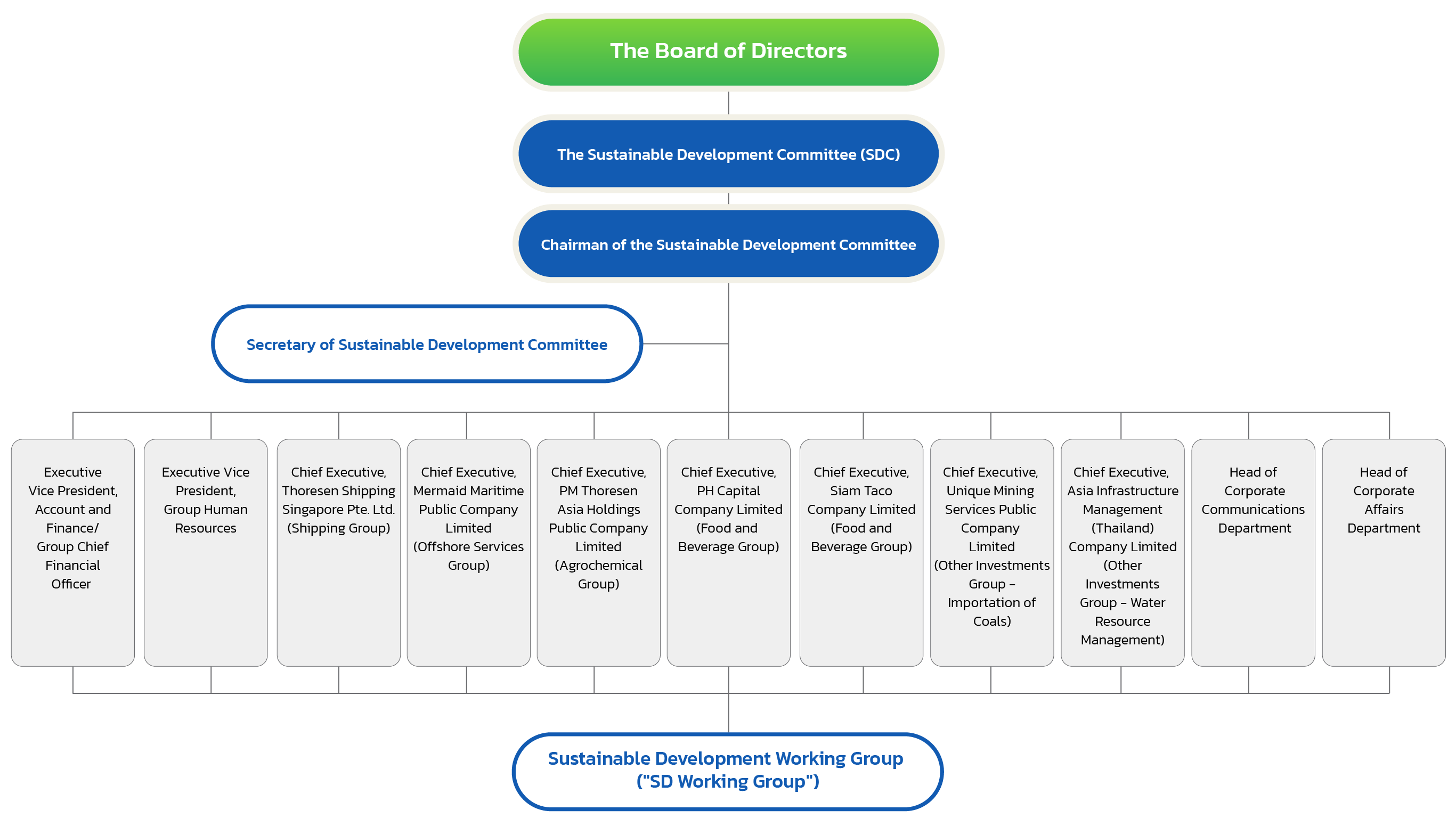 Sustainable Development Governance Structure